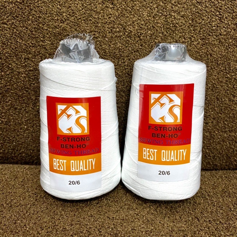 Benang Jahit Merk F-strong Ben-Ho Sewing Thread Best Quality / Benang Jahit Putih