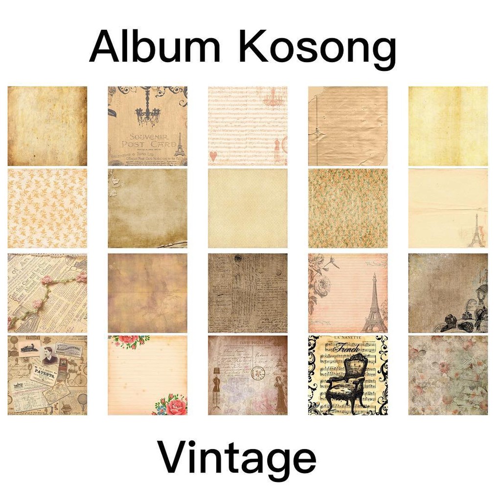 Jual DIY SCRAPBOOK BAHAN SCRAPBOOK ALBUM KOSONG VINTAGE Shopee