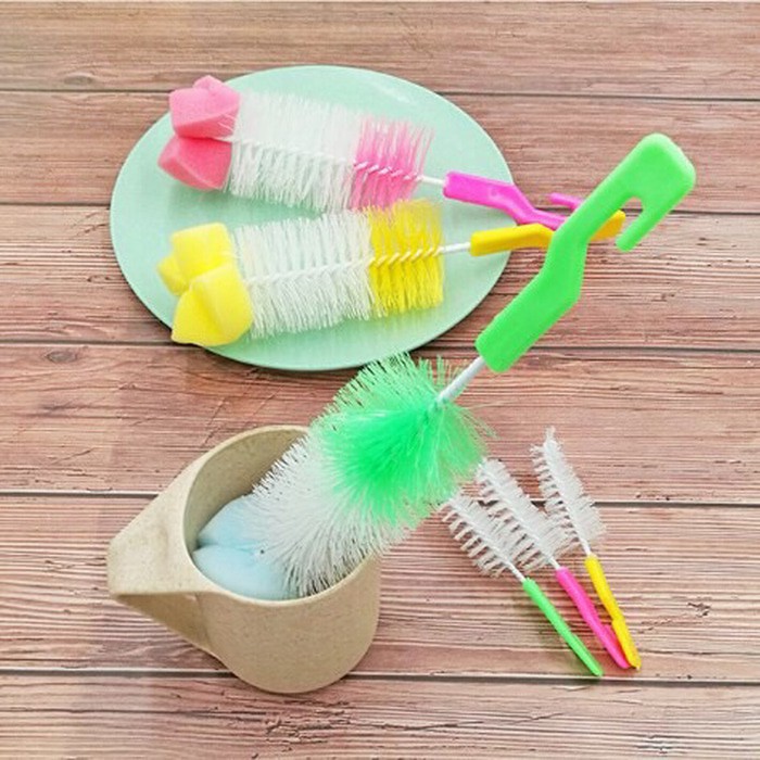 Sikat Botol / Sikat Pembersih Botol Susu / Spin Head Baby Brush