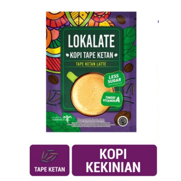 Jual KOPI LOKALATE I KOPI TAPE KETAN HITAM. (1 PCS) Shopee Indonesia