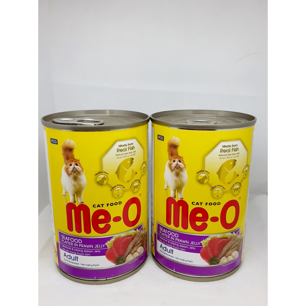 Makanan Kucing Kaleng MeO Adult 400gr Aneka Varian