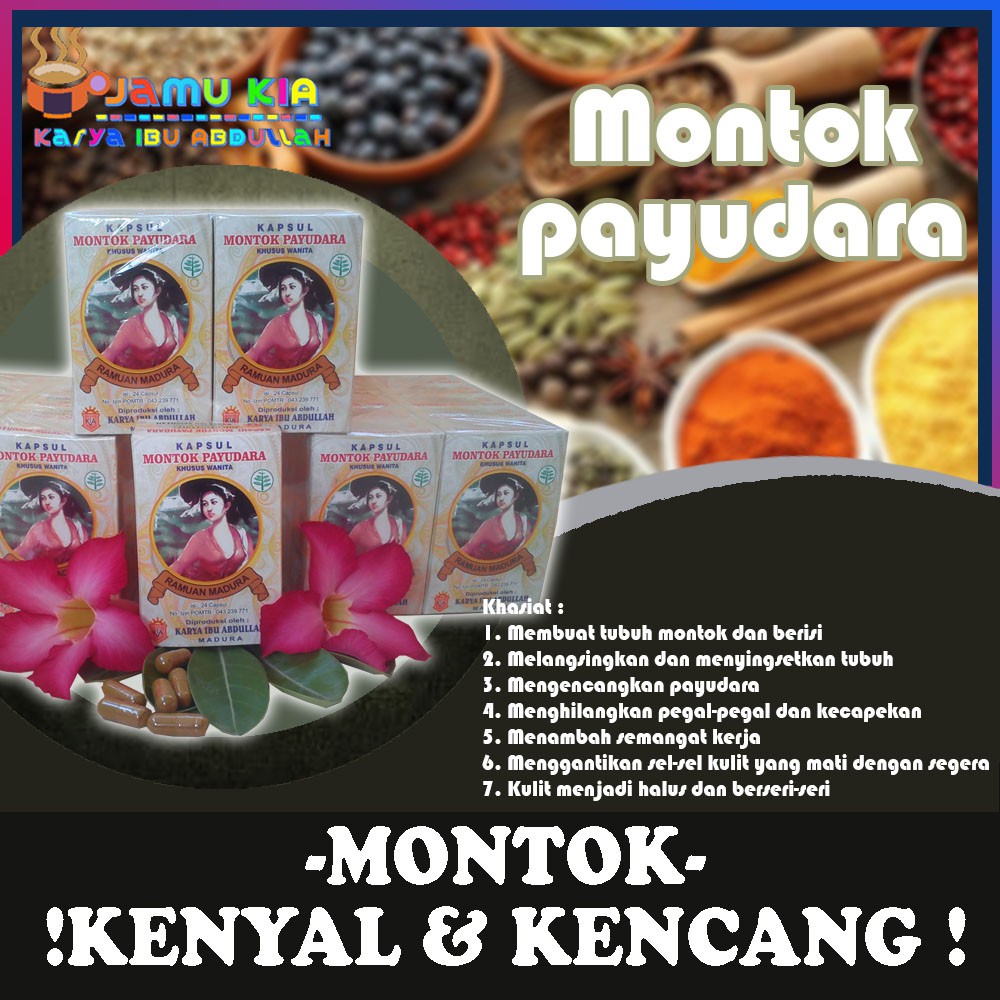KAPSUL MONTOK PAYUDARA, INDAH PAYUDARA, PAYUDARA BESAR DAN KENCANG, PAYUDARA KENYAL DAN MONTOK