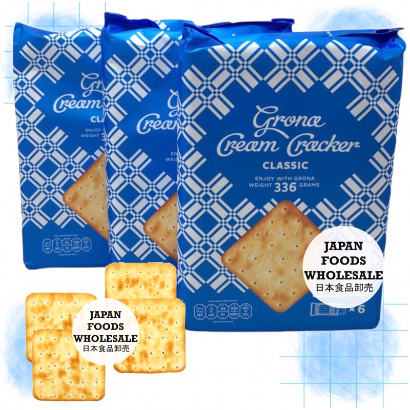Grona Cream Cracker Classic 3pc / biskuit impor / cemilan
