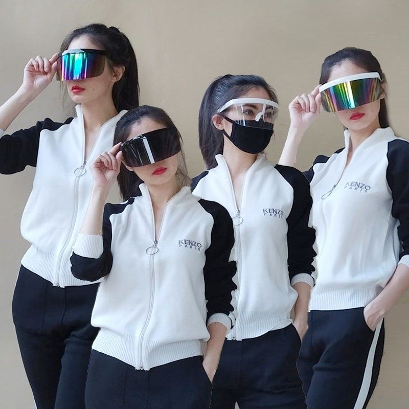 [Brandedbaby] FACESHIELD KACAMATA GOWES DEWASA IMPORT ANTI UV / KACAMATA HITAM SUNGLASS WANITA PRIA