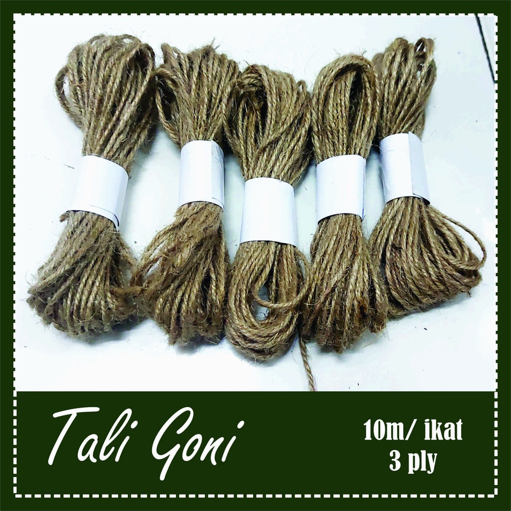 

TALI GONI RAMI DEKORASI PANJANG 10 M RAMI RUSTIC DIY