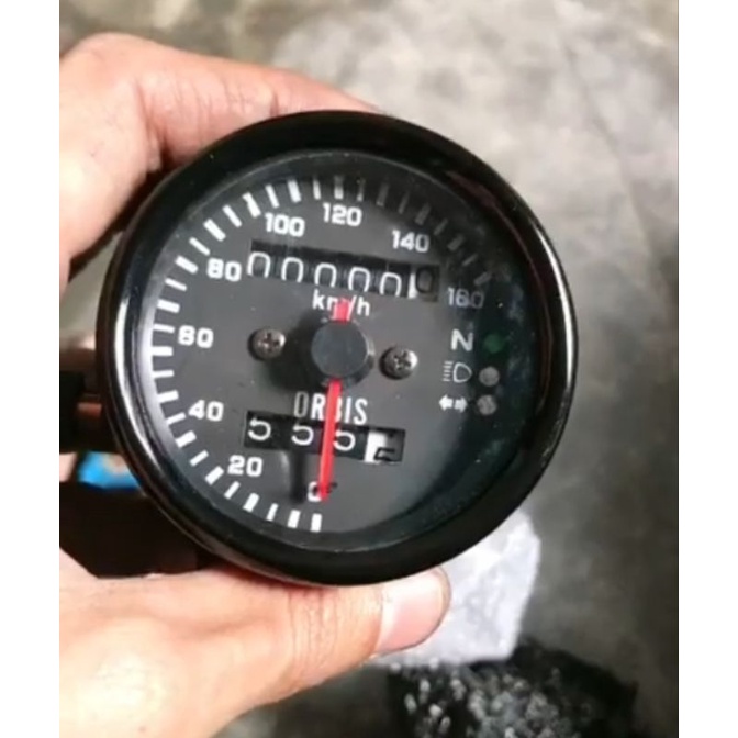 Spidometer speedometer indikator LED Stelan 6 fitur 12 Volt LED warna