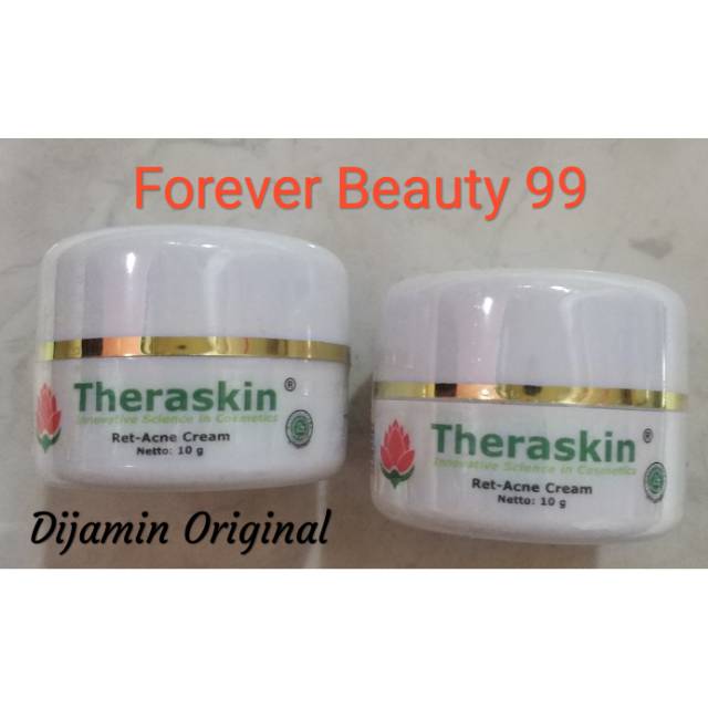 Theraskin Ret Acne Cream Acne White Bpom Krim Malam Jerawat Pemutih Ret Acne Shopee Indonesia