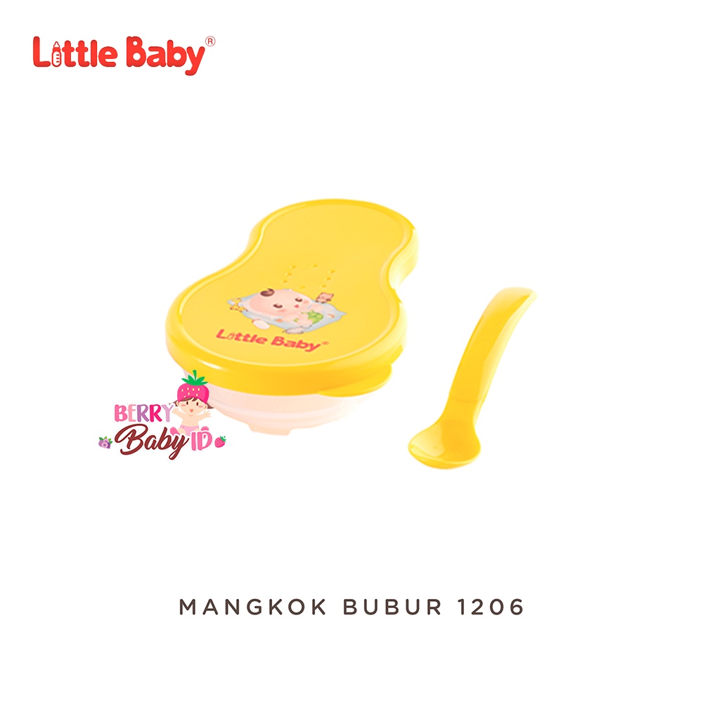 Little Baby Mangkok Bubur Bayi Perlengkapan MPASI #1206 Berry Mart