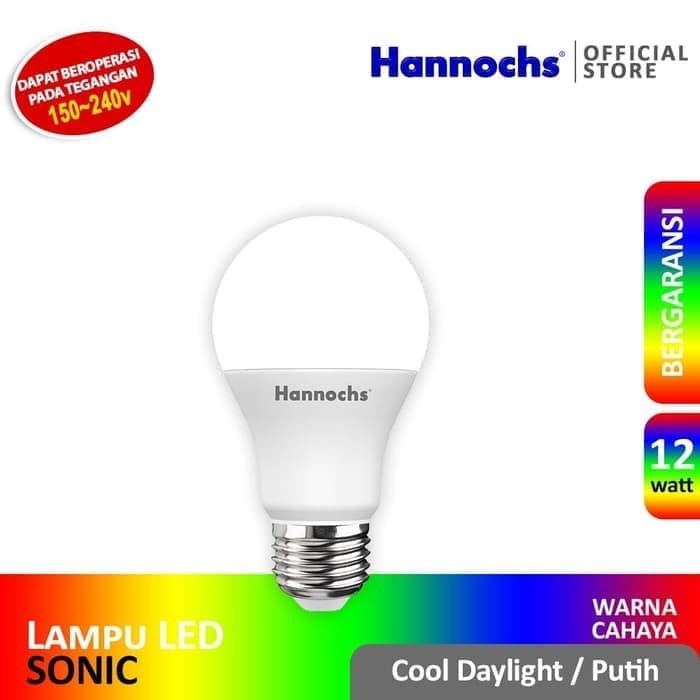 Hannochs SONIC LED Bulb 12 Watt - Bola Lampu Bohlam LED 12 Watt