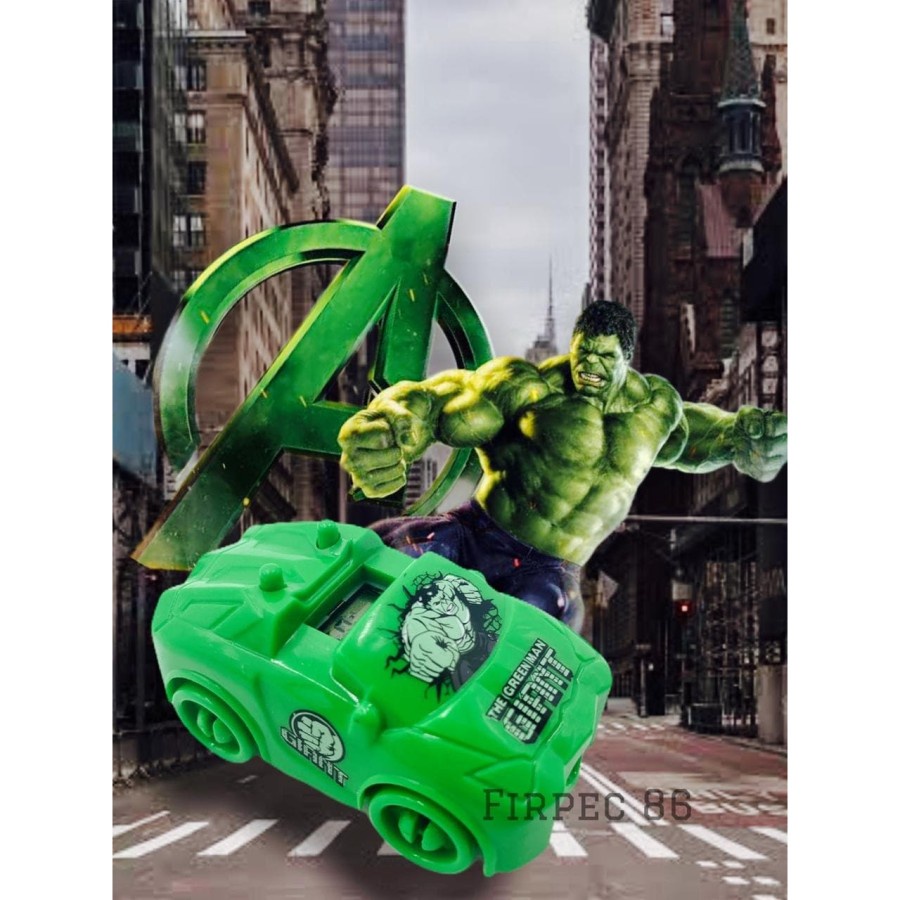 F86 Jam Tangan anak mobil Avanger proyektor - HULK