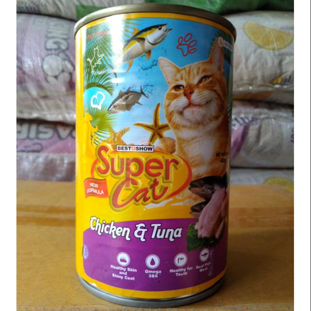 Makanan Basah Kucing SUPER CAT 400GR SUPERCAT