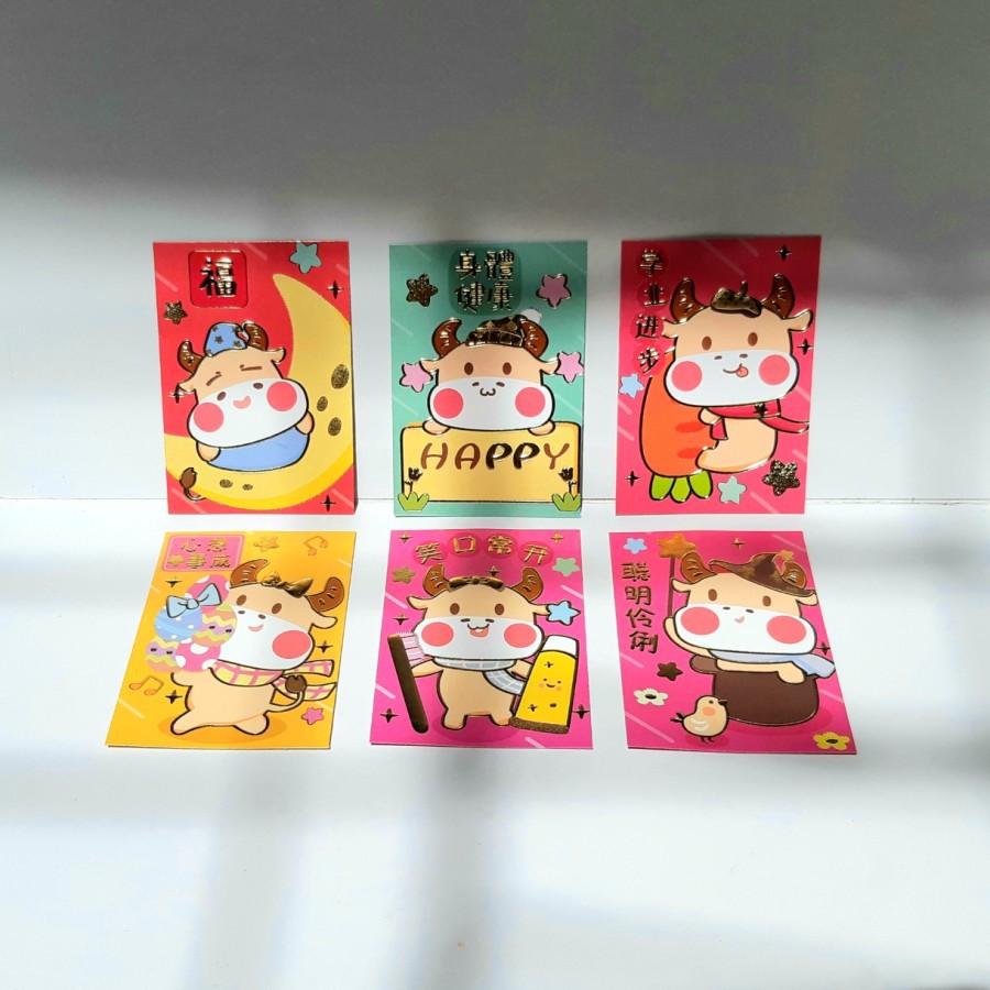 

angpao imlek 2021 shio kerbau LL0305 termurah bahan premium impor