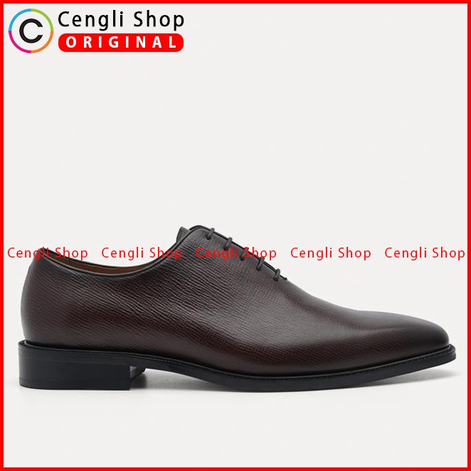 SEPATU FORMAL PEDRO PRIA ORIGINAL PANTOFEL KULIT ASLI COKLAT PM144