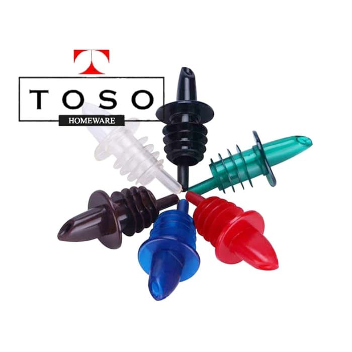 Pourer Plastik Liquor Pourer Wine Bottle Pourer Penuang Minuman