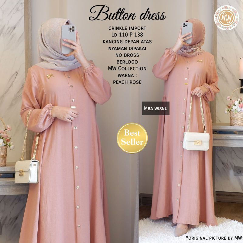 button dress by mw