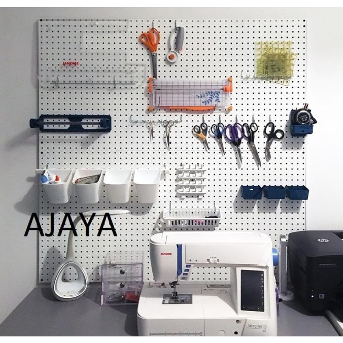 

Pegboard 60x60cm ACPerfora White Putih