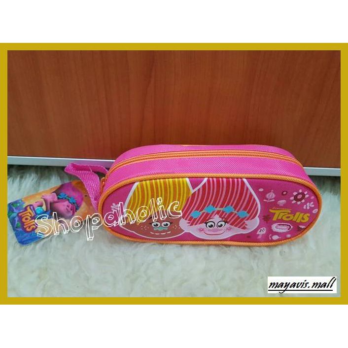

TEPMODANAK- PENCIL CASE TEMPAT PENSIL TROLLS ORIGINAL 1 RES ZIPPER -ORIGINALLLLL.