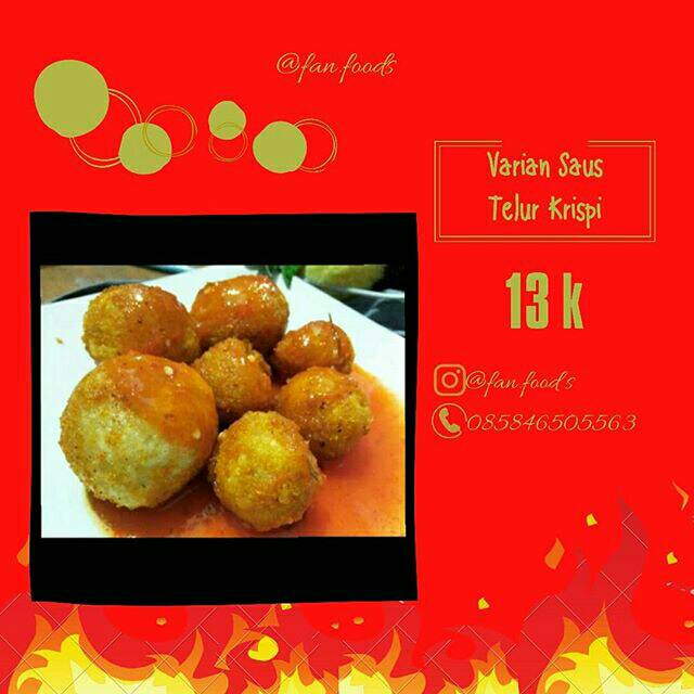 

Cilok Aci Krispi Saus Telur Puyuh