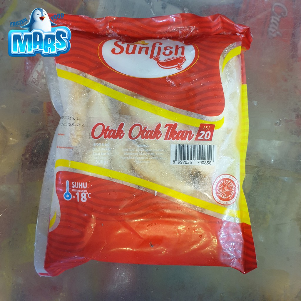 

SUNFISH OTAK OTAK IKAN LANCIP ISI 20 500gr