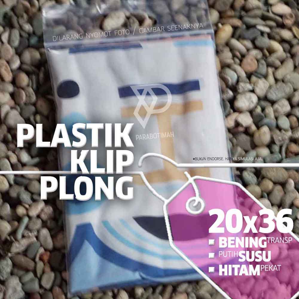 Jual Plastik Klip Plong Ziplock 20x36 30 6 Packing Baju Daster Kaos