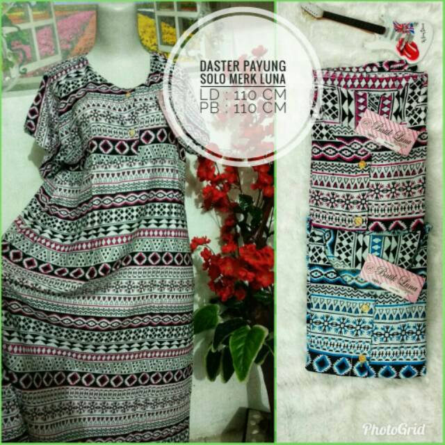 Daster halus model payung