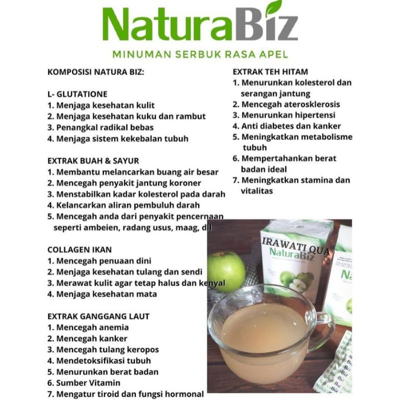 

NaturaBiz (Nabiz) Minuman serbuk rasa apel