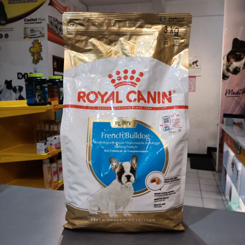 Royal Canin French Bulldog Puppy 3kg / RC khusus Anjing French Bulldog