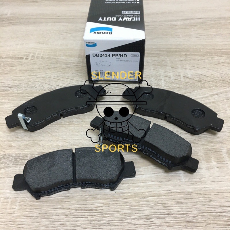 BRAKE PAD CALYA DB 2434 HD - KAMPAS REM DEPAN SIGRA  BENDIX DB2434 HD