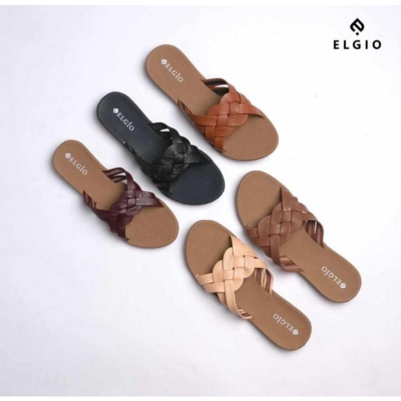 Sandal Wanita Anyam Kulit Asli / Sandal Kulit Cewek Original