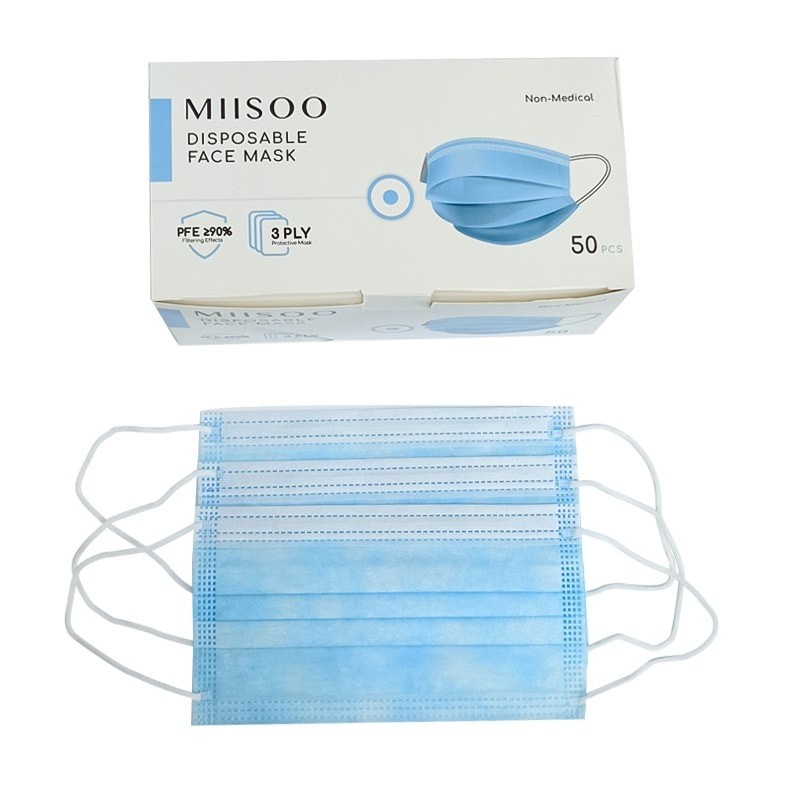 Masker 3 ply 50 pcs / Disposable 3ply mask / Face Mask
