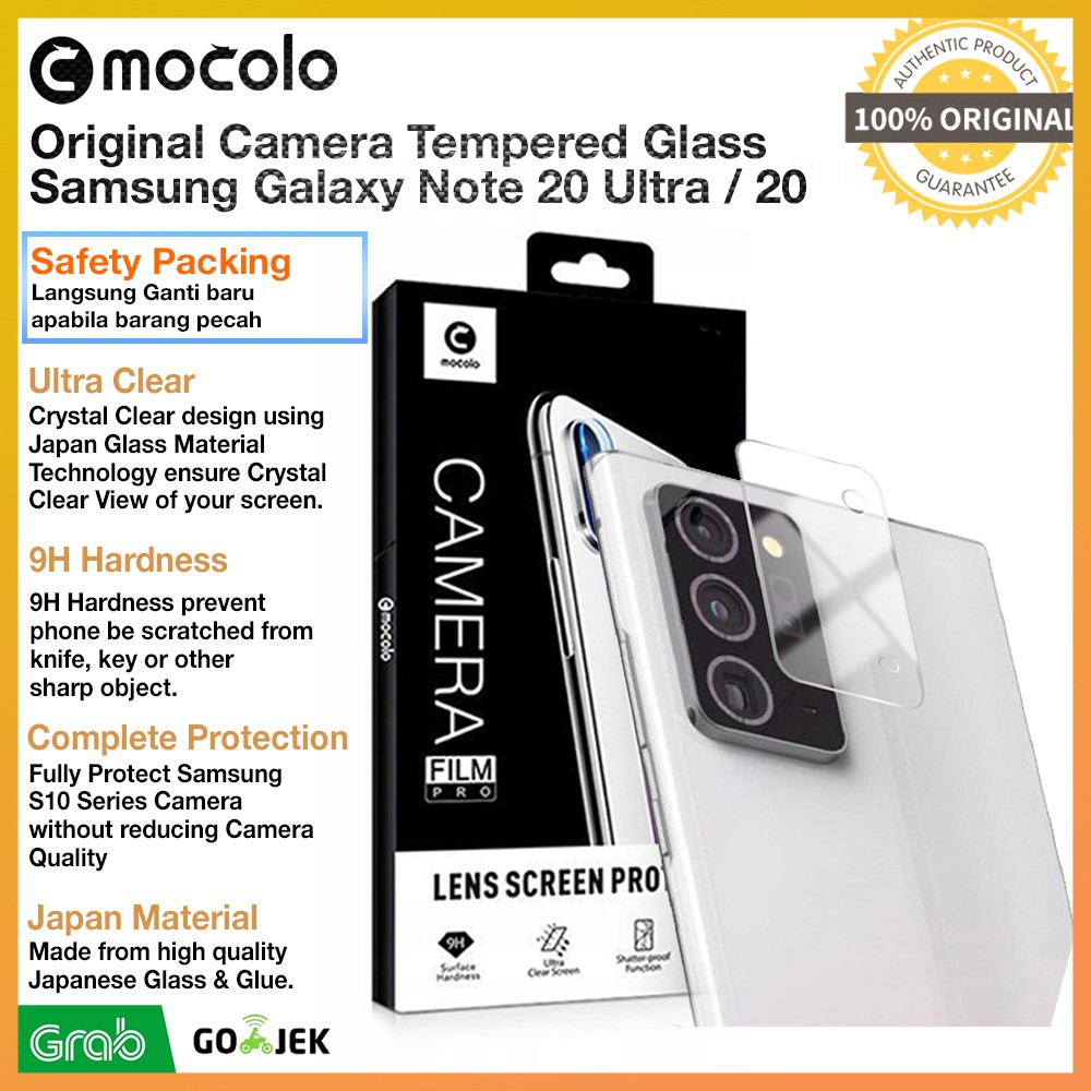 Jual Tempered Glass Kamera Samsung Galaxy Note 20 Ultra / 20 Mocolo