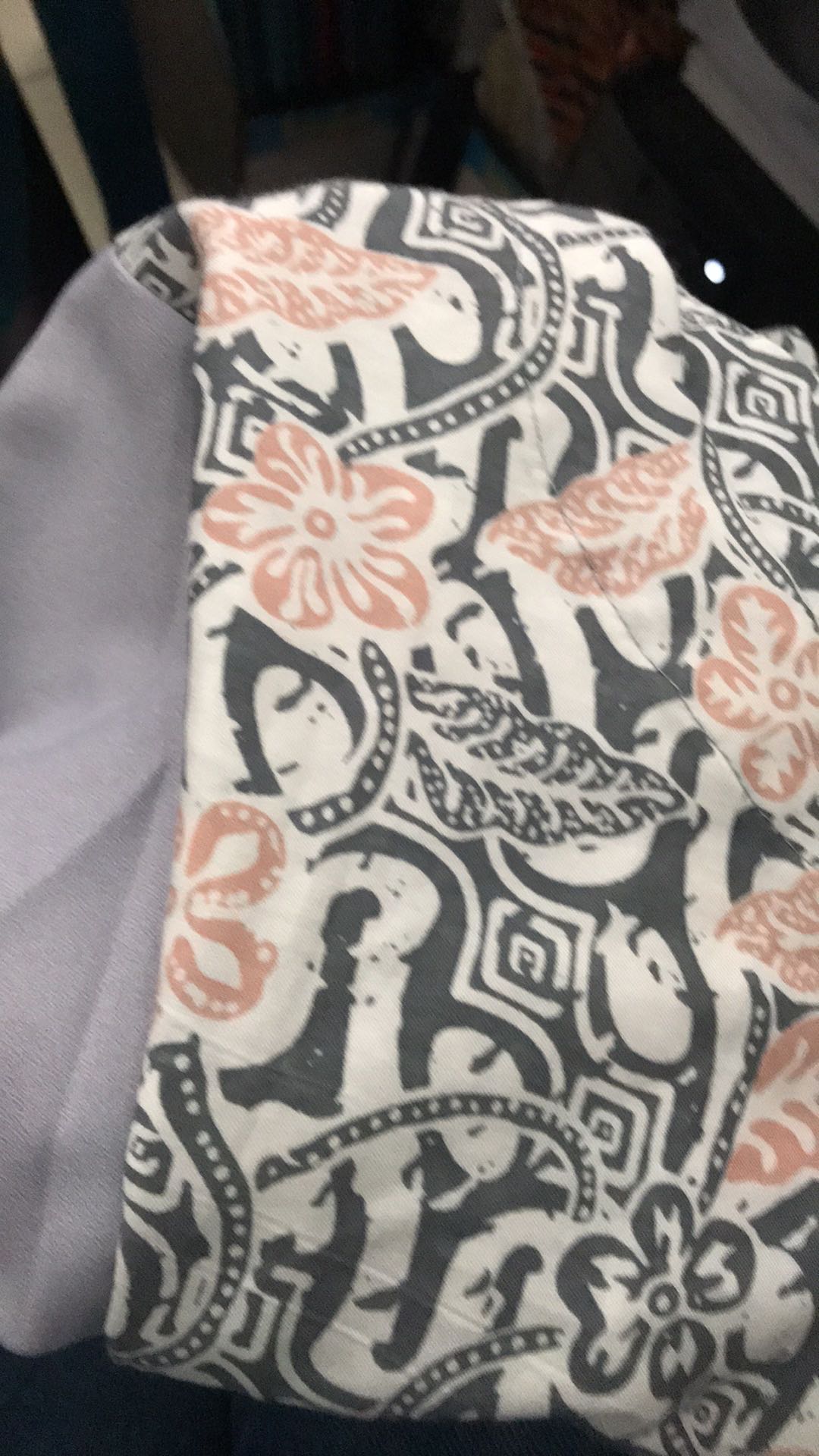 Tey-17 Batik Wanita Asj Sa Hrb026 Kenongo Kemeja Tosca Pendek