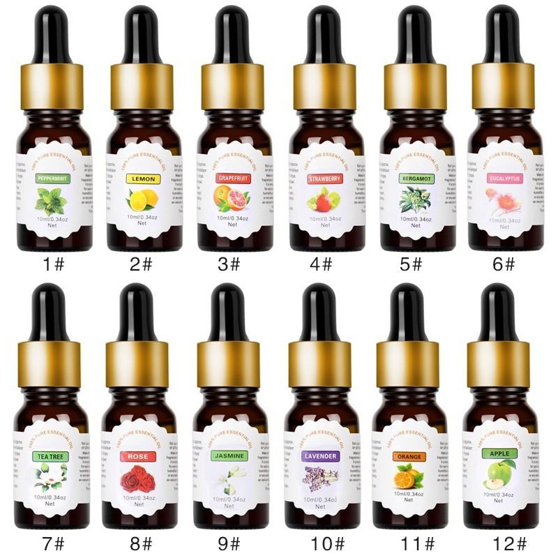 【GOGOMART】Firstsun Essential Oils Minyak Aromatherapy Humidifier Diffusers 10ml  - TSLM2