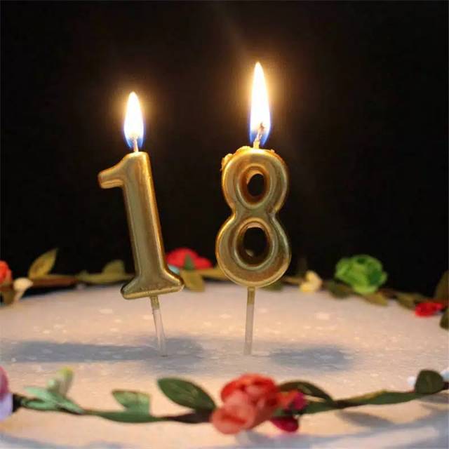 LILIN ANGKA ULANG TAHUN