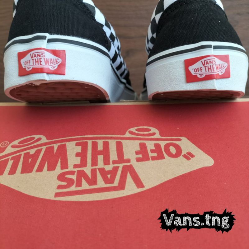 Sepatu Vans Slip On Checkerboard Sidewall / Vans Catur Clasic Sidewall premium / Vans Slip On Checkerboard terlaris