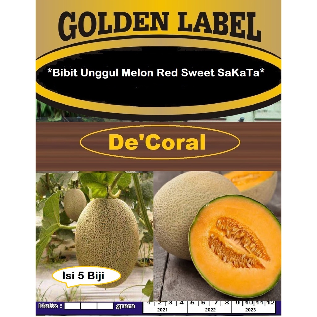 Bibit Unggul Melon Red Sweet Sakata | Benih Melon Red Sweet Sakata