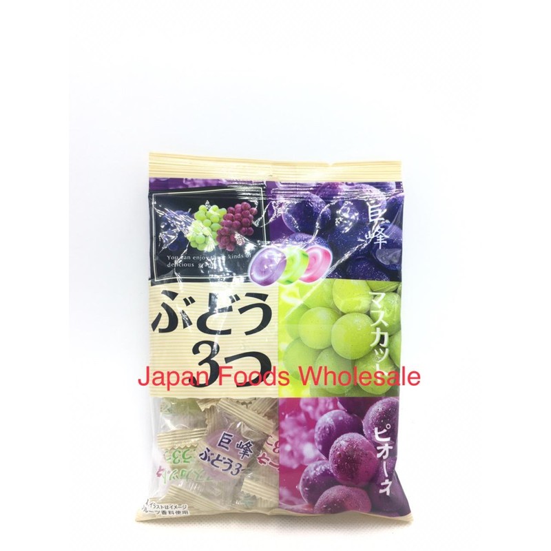 

Pine 3 Grape Candy 85gr / permen impor / permen jepang
