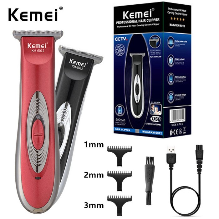 KEMEI 6012 ORIGINAL Alat Cukur Rambut Kumis Jenggot Elektrik KM6012 KM-6012