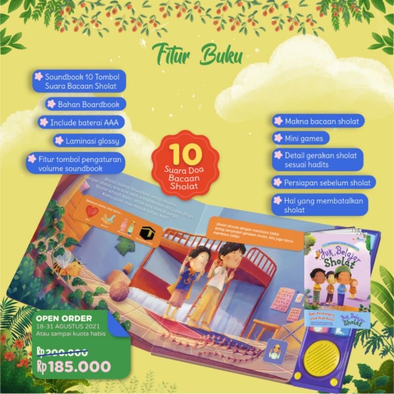 Soundbook islami: Yuk Belajar Sholat [Ready Stock]