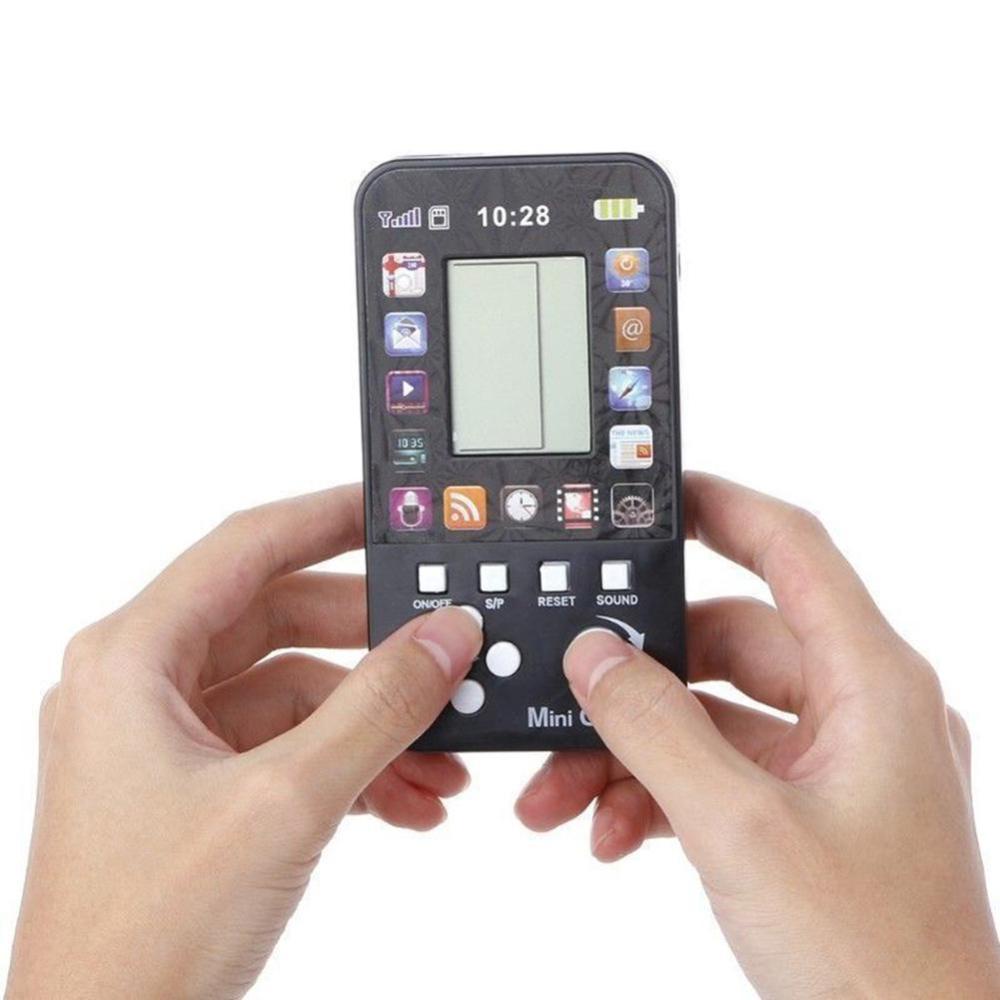 Timekey Konsol Game Tetris Portable Dengan Layar LCD Untuk Anak V6Y6