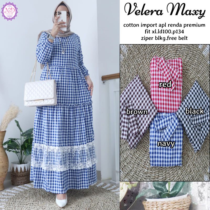 VELERA MAXY N&amp;D [READY] / DRESS MUSLIM KATUN