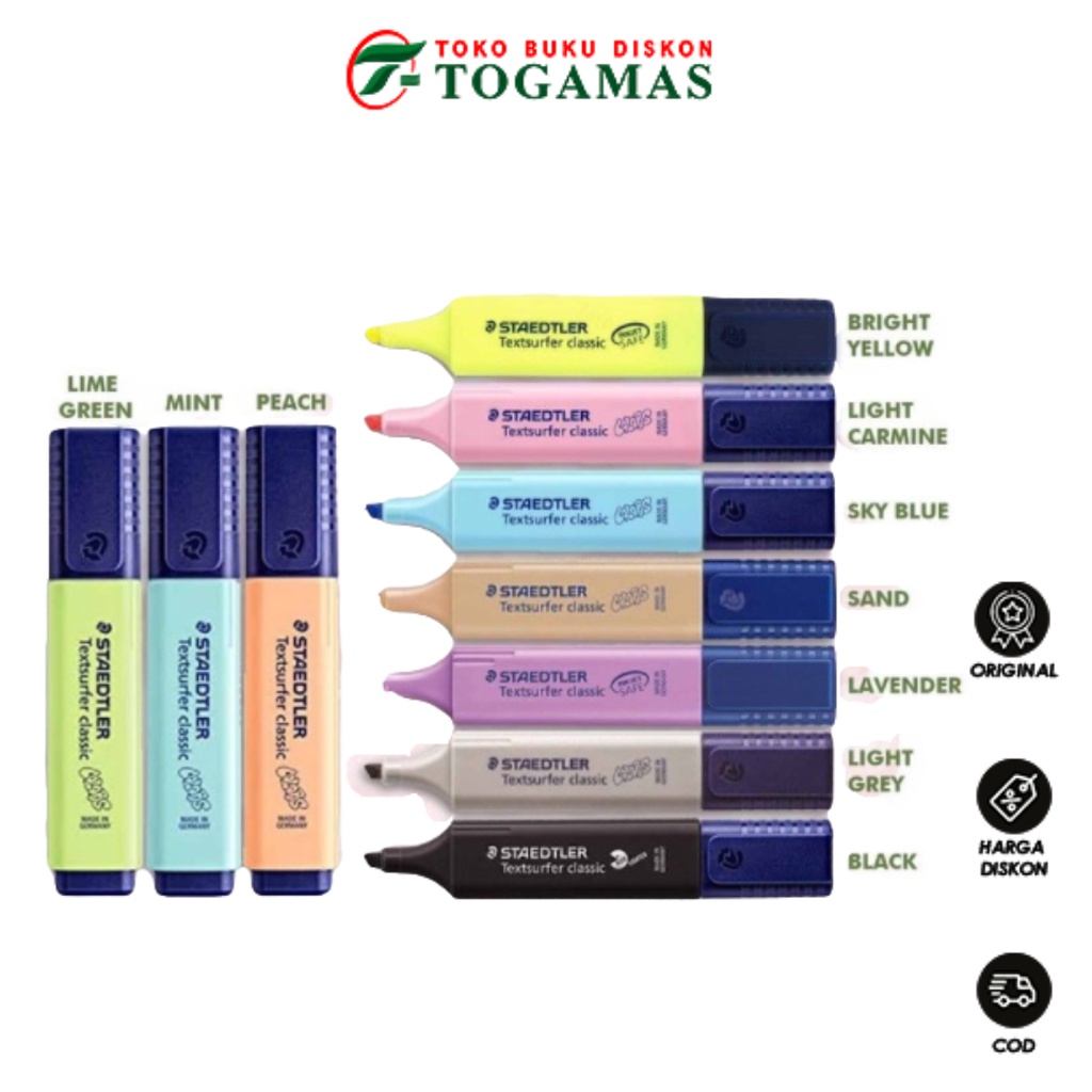 

READY STOCK !! TEXTLINER TEXTSURFER CLASSIC 364 STAEDTLER