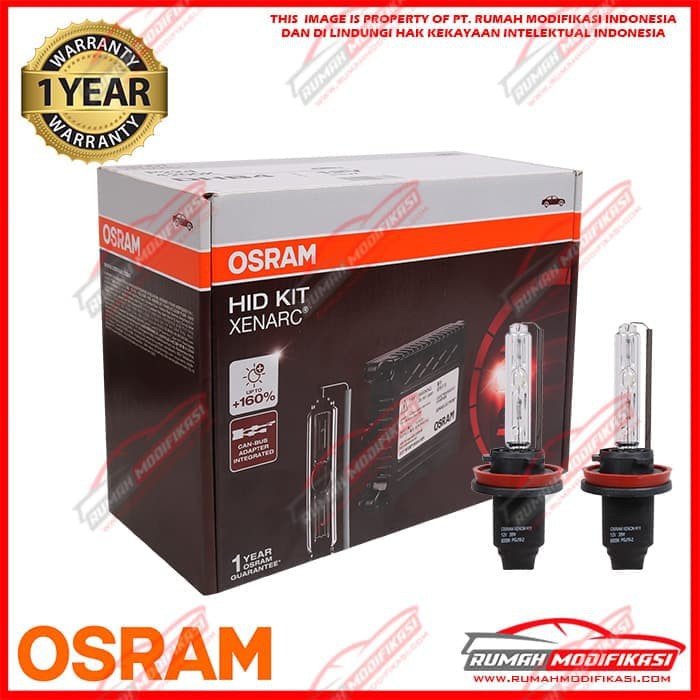 OSRAM HID XENARC CONVERSION KIT H11 4200K 12V 35W YELLOW Shopee Indonesia