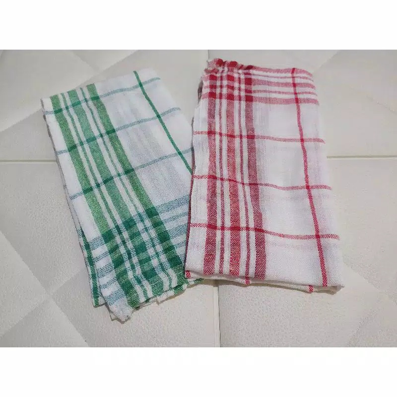 SS - 12 Pcs 1 lusin Lap Celemek / Serbet Murah / Lap Piring Dapur Murah Grosir