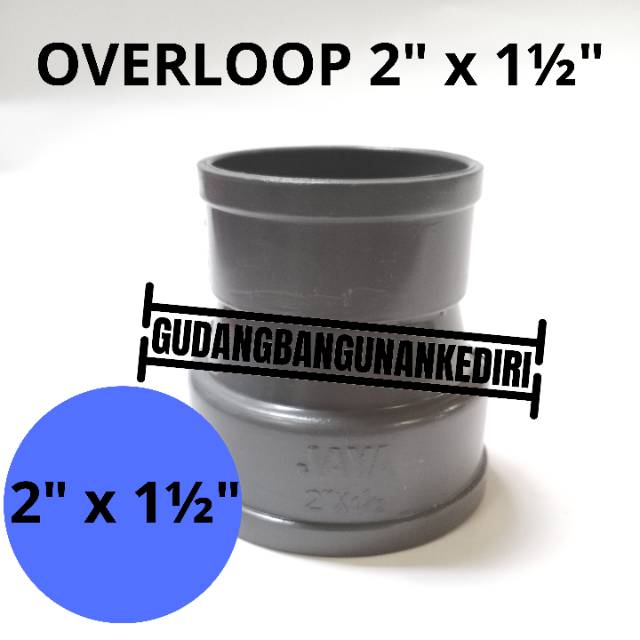 Overloop 2&quot; x 1 1/2&quot; | sock 2&quot; x 1 1/2&quot; | sok 2&quot; x 1 1/2&quot; | verlop Perlop JAYA PVC