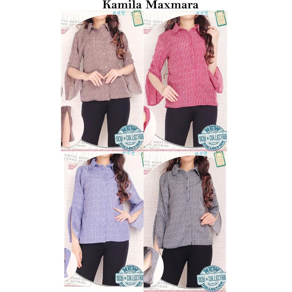 Baju Atasan Wanita Blouse Remaja Pilihan Warna Cantik Desain Unik Kekinian