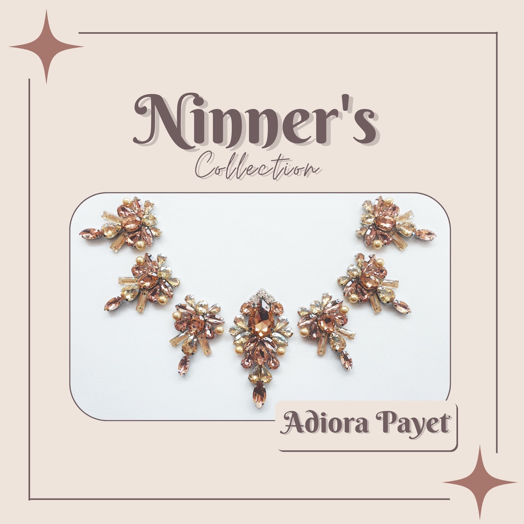 Adiora Payet [ Payet Rangkai | Payet Leher | Payet Pinggang | Payet Kebaya ]