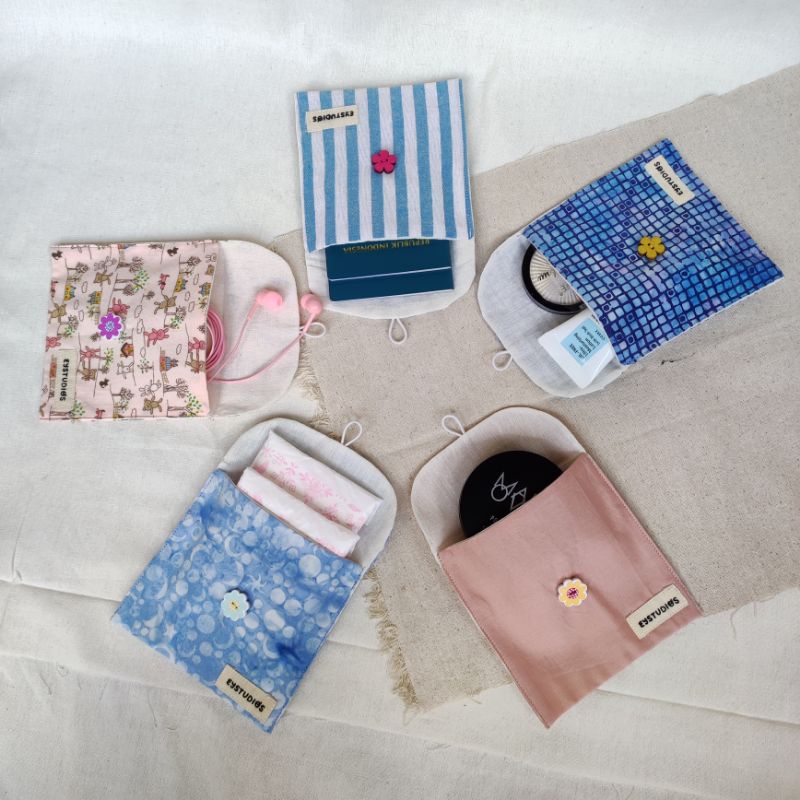 eystudios - Sanitary Pouch / Multipurpose Traveling Pouch / Kantong Serbaguna