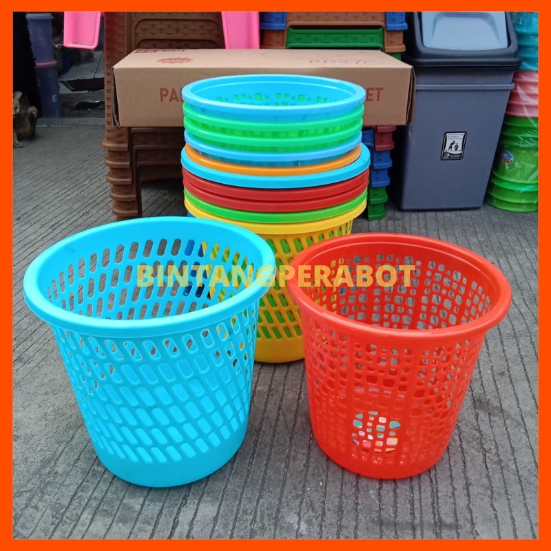 Keranjang Sampah / Tempat Sampah Plastik / Tempat Sampah Kertas / Tempat Sampah Dapur