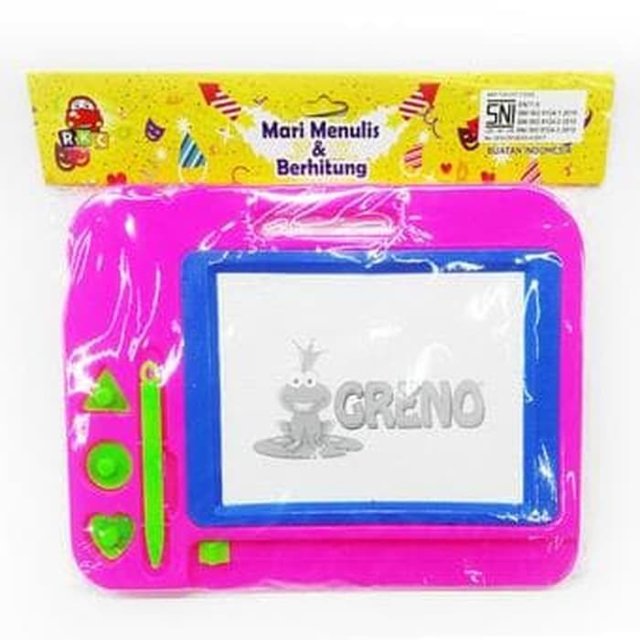 PAPAN TULIS MAGNET ANAK / MAINAN EDUKASI MENGGAMBAR MENULIS / MAINAN BALITA CORAT CORET